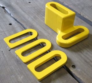 Kit of shims, various thicknesses