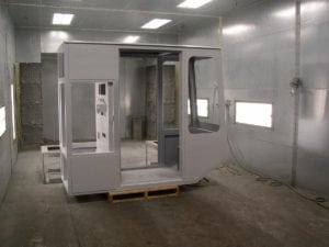 Paint Booth (24’ long, 14’ wide, 10’ high)